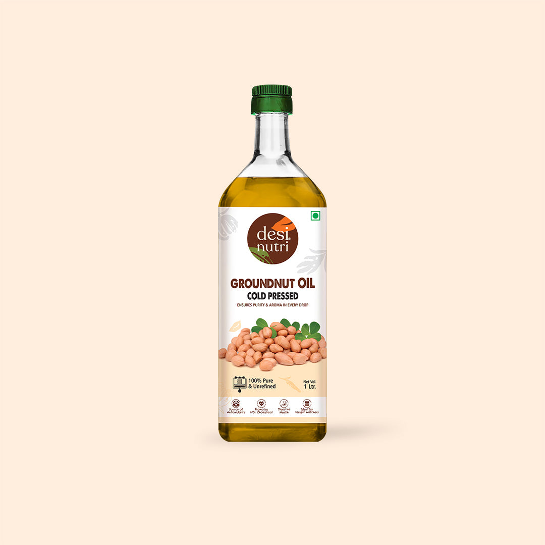 Cold Pressed Groundnut Oil - 1 Ltr