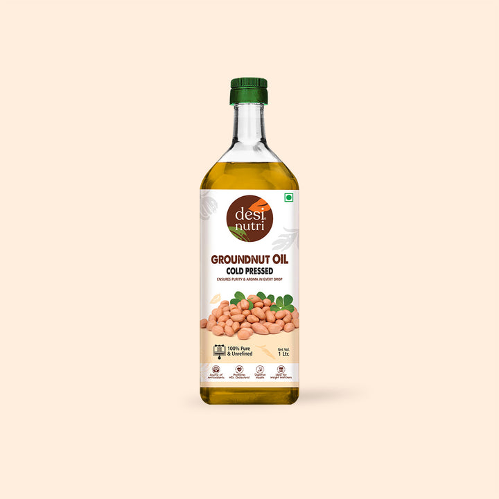 Cold Pressed Groundnut Oil - 1 Ltr