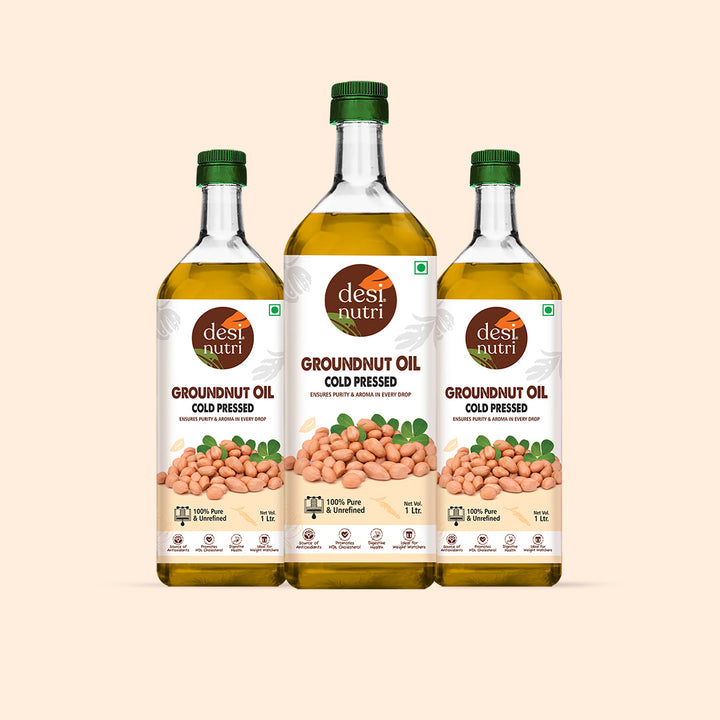 Cold Pressed Groundnut Oil - 1 Ltr