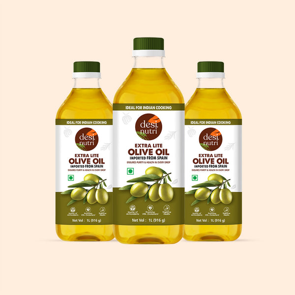 Extra Lite Olive Oil Pack of 3 - 1 Ltr Each