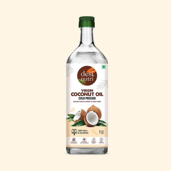 Edible Oils Combo Pack (Olive Oil, Cold Pressed Coconut Oil & Groundnut Oil) - Each 1L
