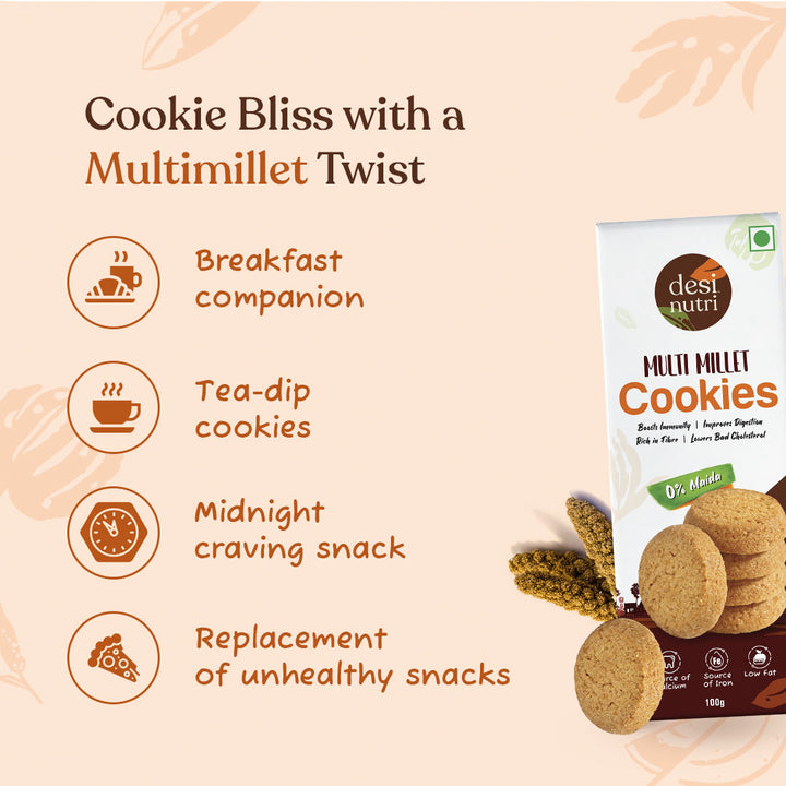 Multi Millet Cookies – 100gm