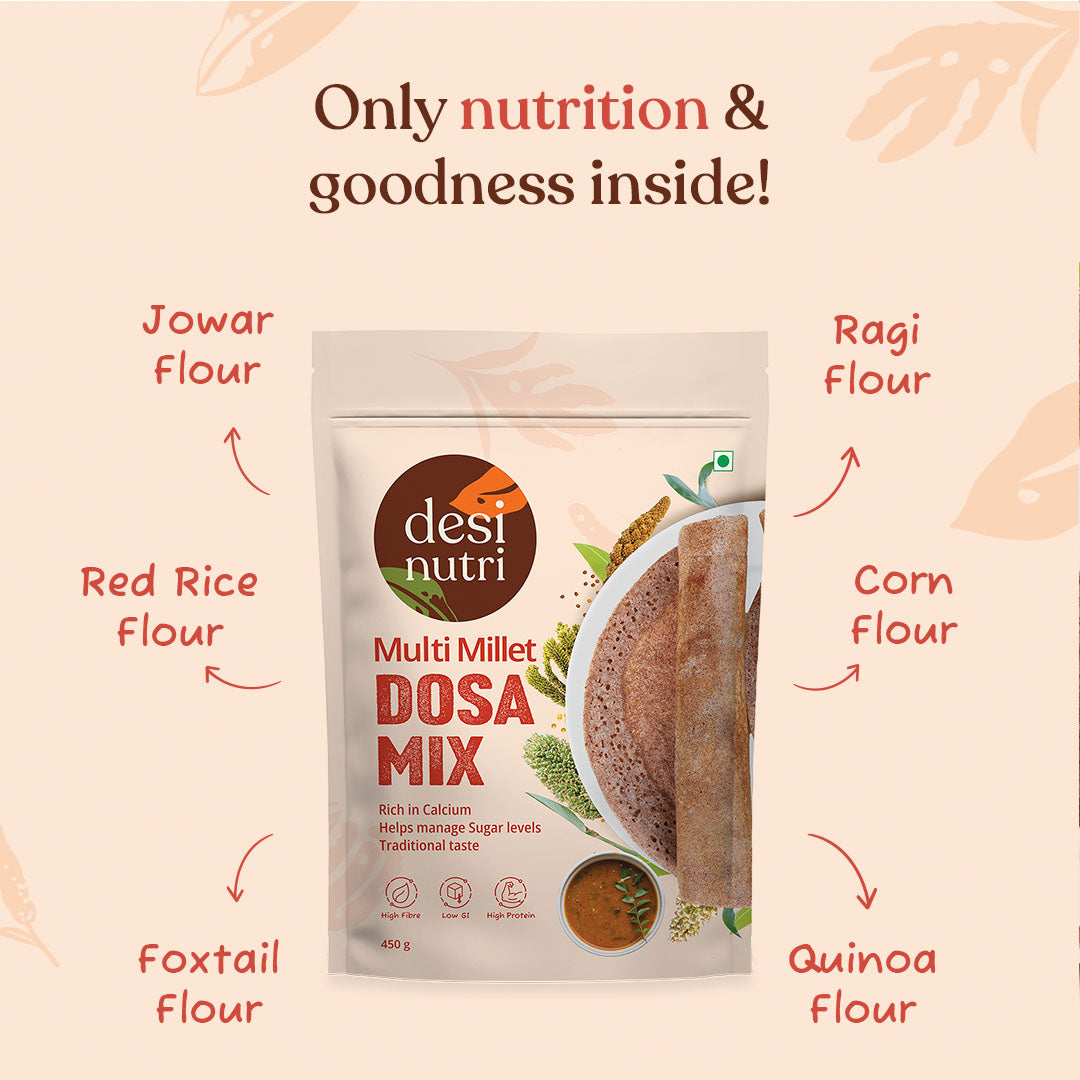Multi Millet Dosa Mix – 450gm