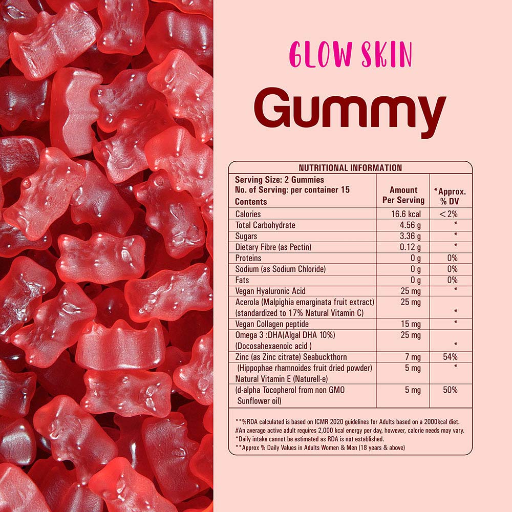Glow Skin Gummy – Apple Flavour