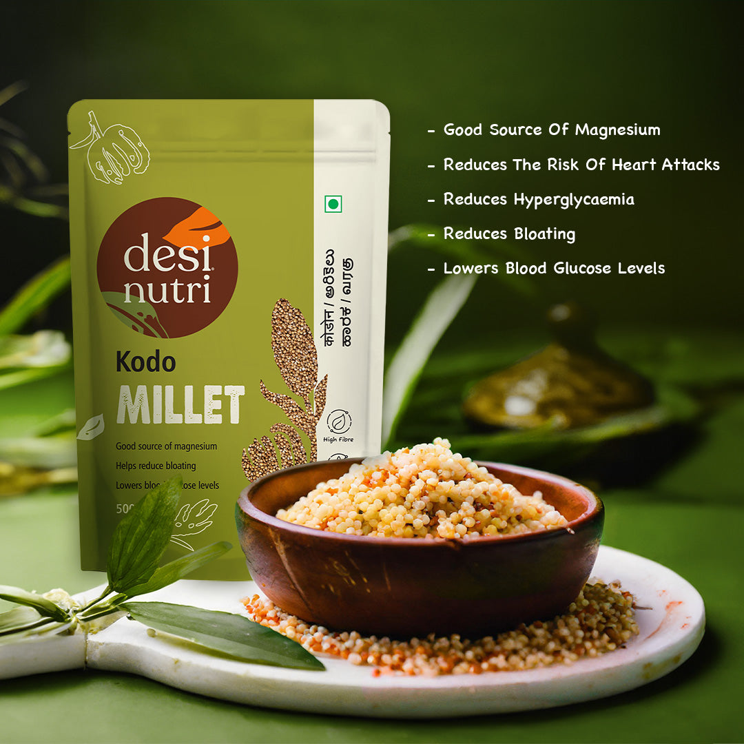 Kodo Millets Combo Pack of 4 - 500gms Each (Buy 3 Get 1 Free) Arikelu ...