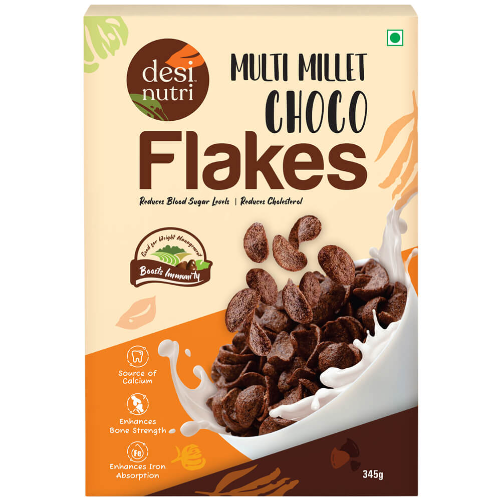 Multi Millet Choco Flakes – 345gm