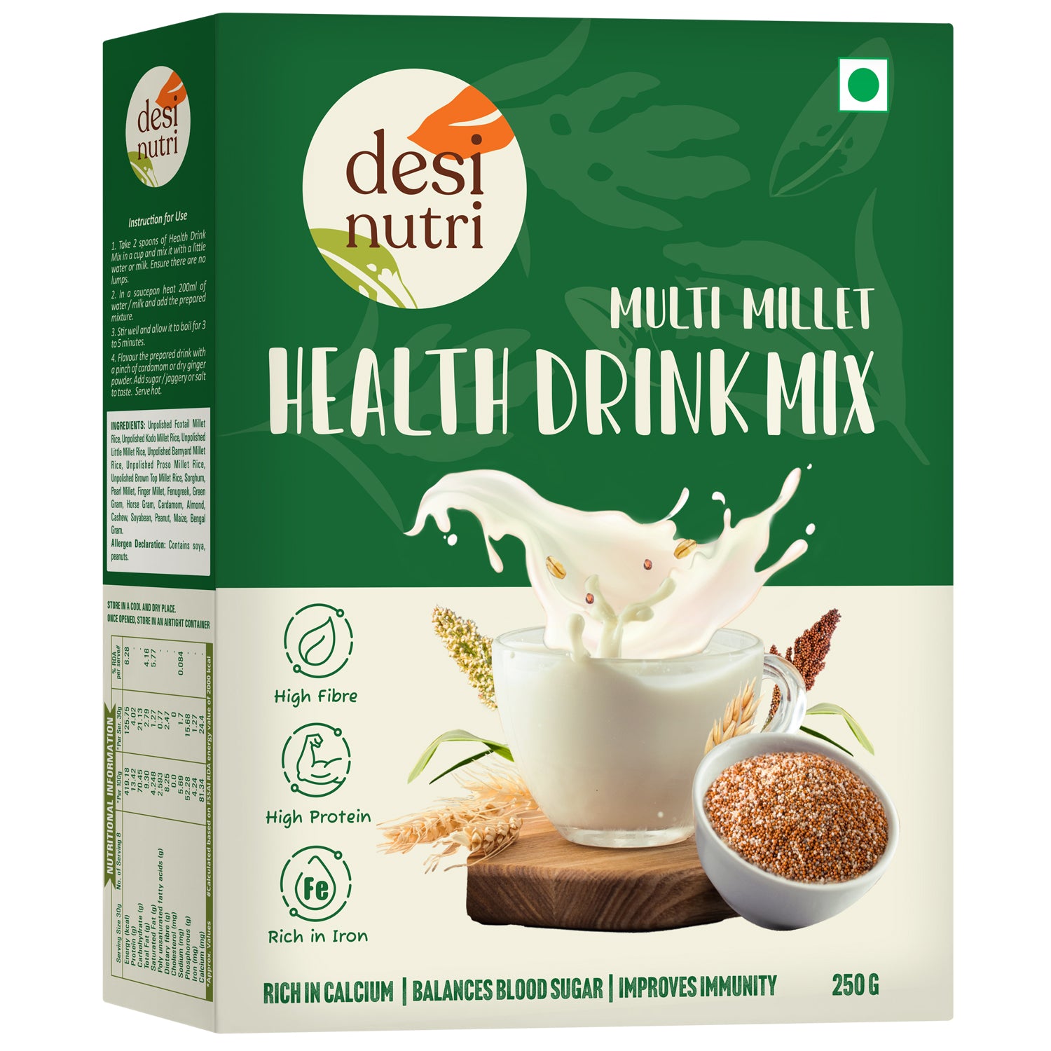 Buy Multi Millet Health Drink Mix Online Health Drink Mix Desinutri