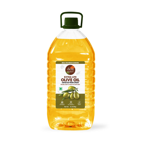 Extra Lite Olive Oil – 5 Litre | Light Taste, High Smoke Point