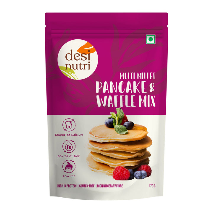 Multi Millet Pancake & Waffle Mix – 170gm