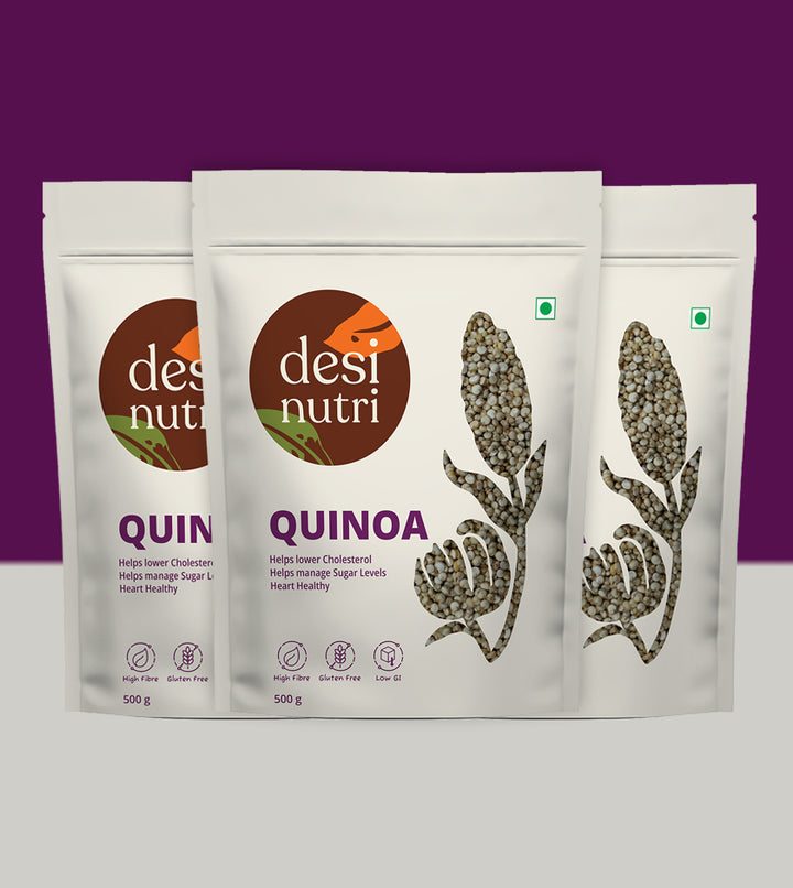 Quinoa Millets Combo Pack of 3 – 500gms Each (Buy 2 Get 1 Free)