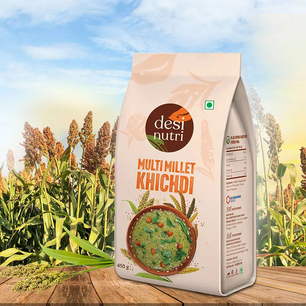 Multi Millet Khichdi Mix Combo Pack of 3 – 450gms Each (Buy 2 Get 1 Free)