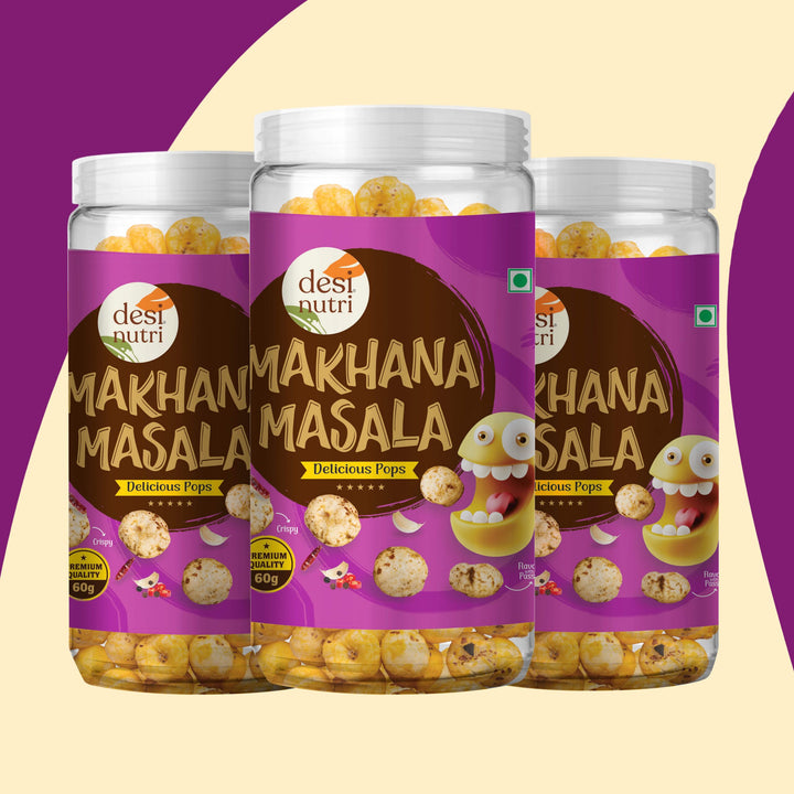 Makhana Masala Pack of 3 – 60gm Each